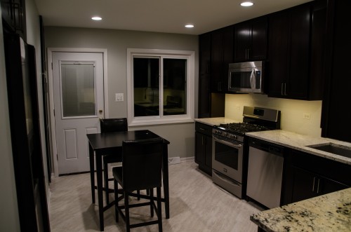 Kitchen - view from living room