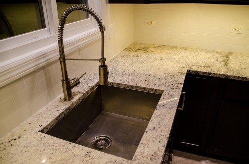 Sink and faucet view