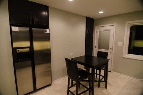 Kitchen - fridge/pantry view